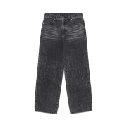 NOMANUAL K.T Denim Pants Washed Black