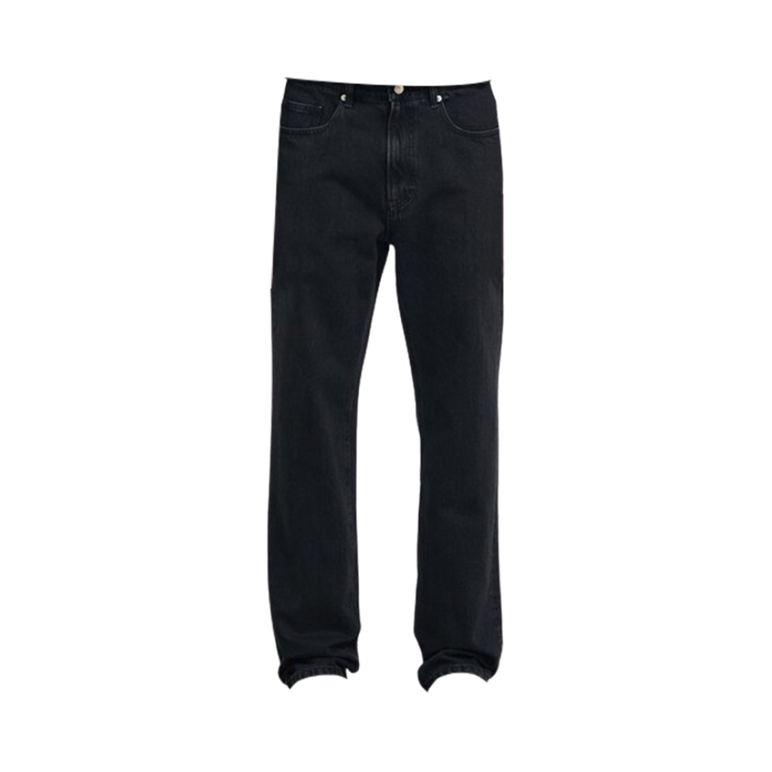 TH2E7NPC671M-BK Time Homme Straight Denim Pants Black