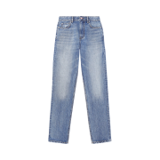 (W) Ganni Rigid Denim Swigy Mid Blue Vintage