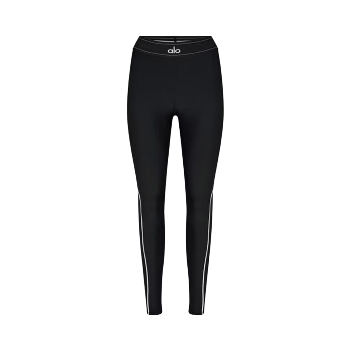 (W) 알로 요가 에어리프트 하이 웨이스트 수트 업 레깅스 블랙