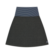 COYSEIO 038 Stripe Skirt Dark Grey