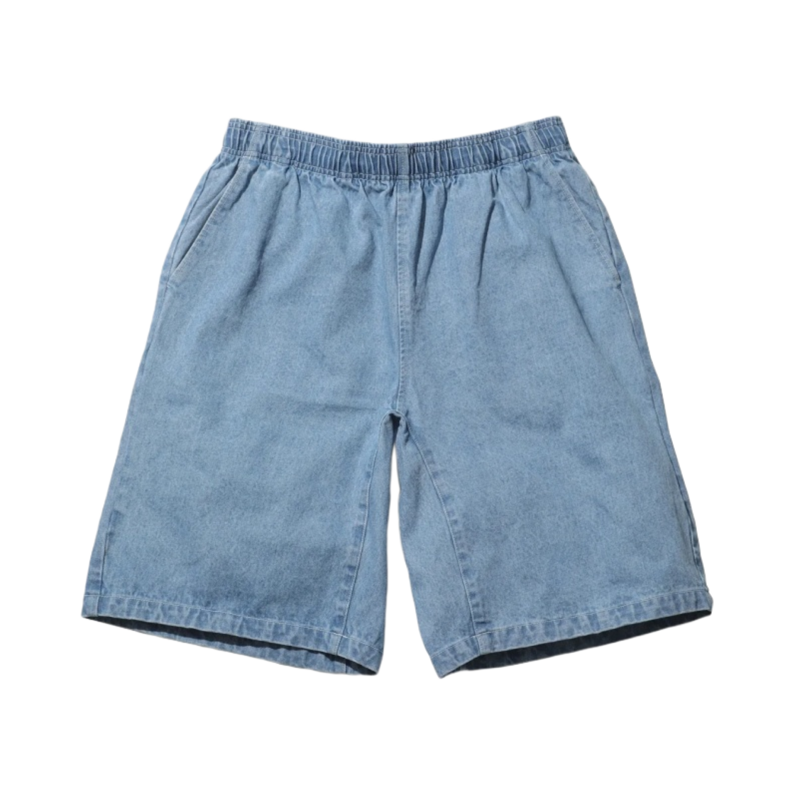- Fresh Service Corporate Easy Denim Shorts Light Blue