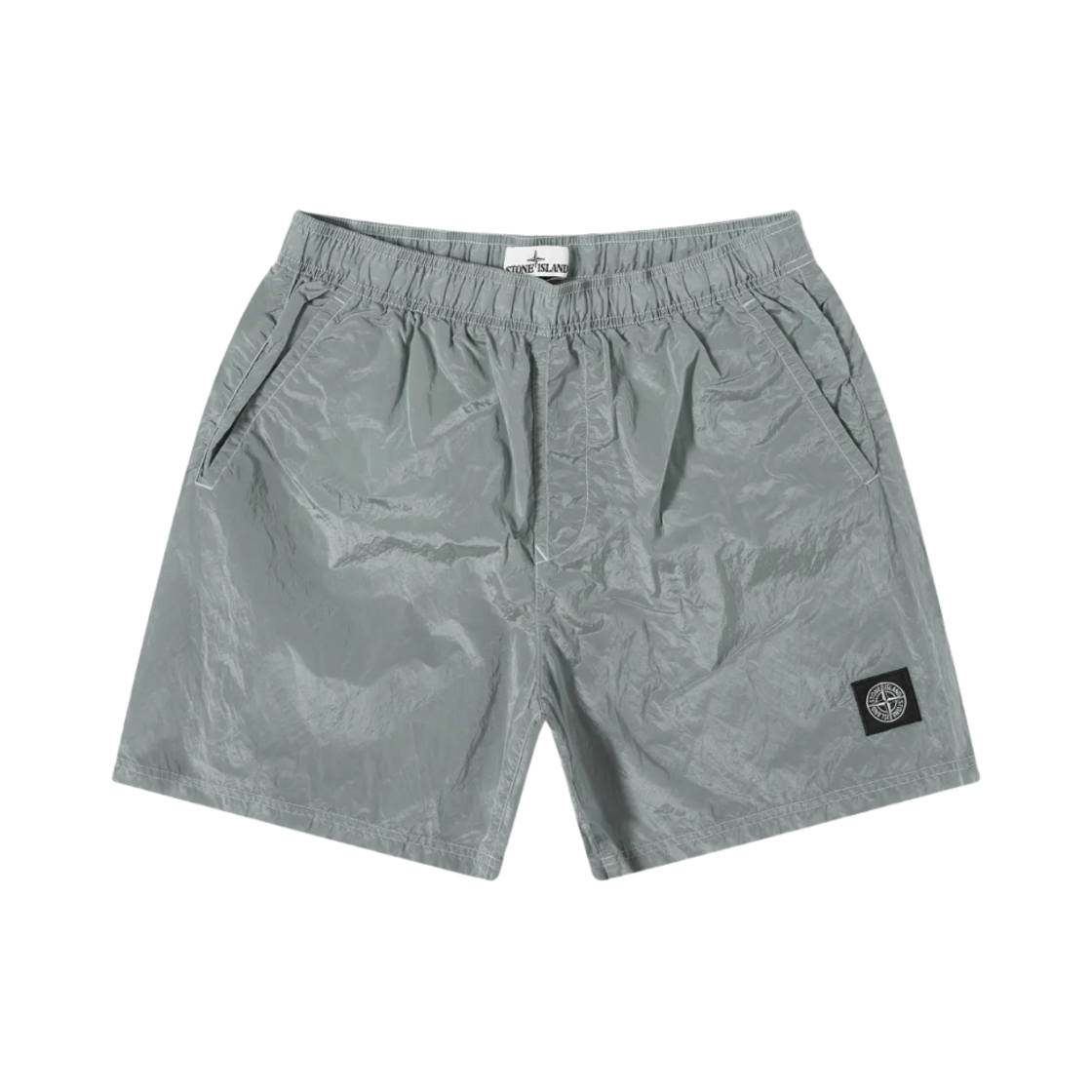 스톤 아일랜드 B0943 나일론 메탈 스위밍 트렁크 아쿠아 - 22SS