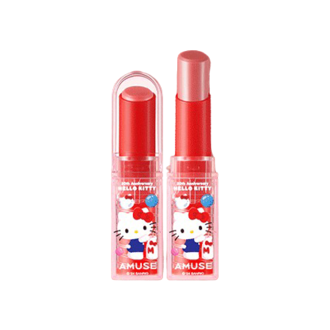 어뮤즈 x 헬로 키티 듀 밤 05 솔티 피치(Amuse x Hello Kitty Dew Balm 05 Salty Peach)