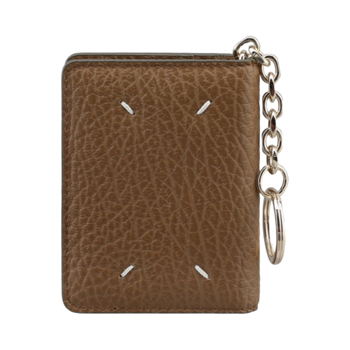 S56UI0128P4455T2160 Maison Margiela Keyring Wallet Brown - 대표 이미지 #1