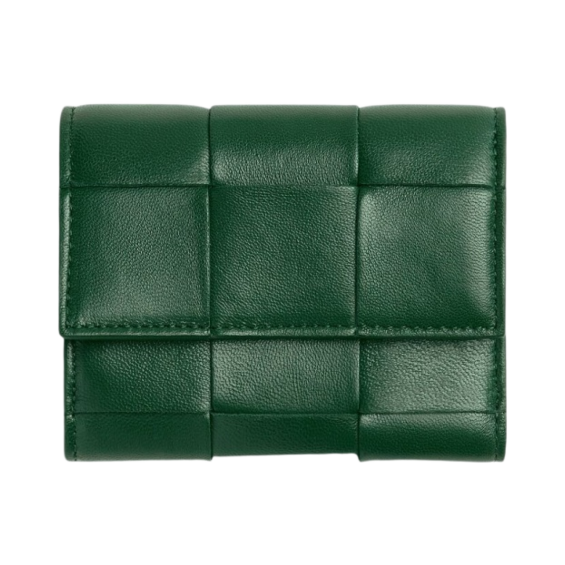 보테가 베네타 카세트백 트라이폴드 지퍼 지갑 레인트리(Bottega Veneta Cassette Tri-Fold Zip Wallet Raintree) - 1