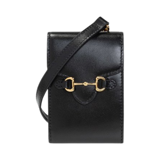 Gucci Horsebit 1955 Bi-Fold Wallet Black