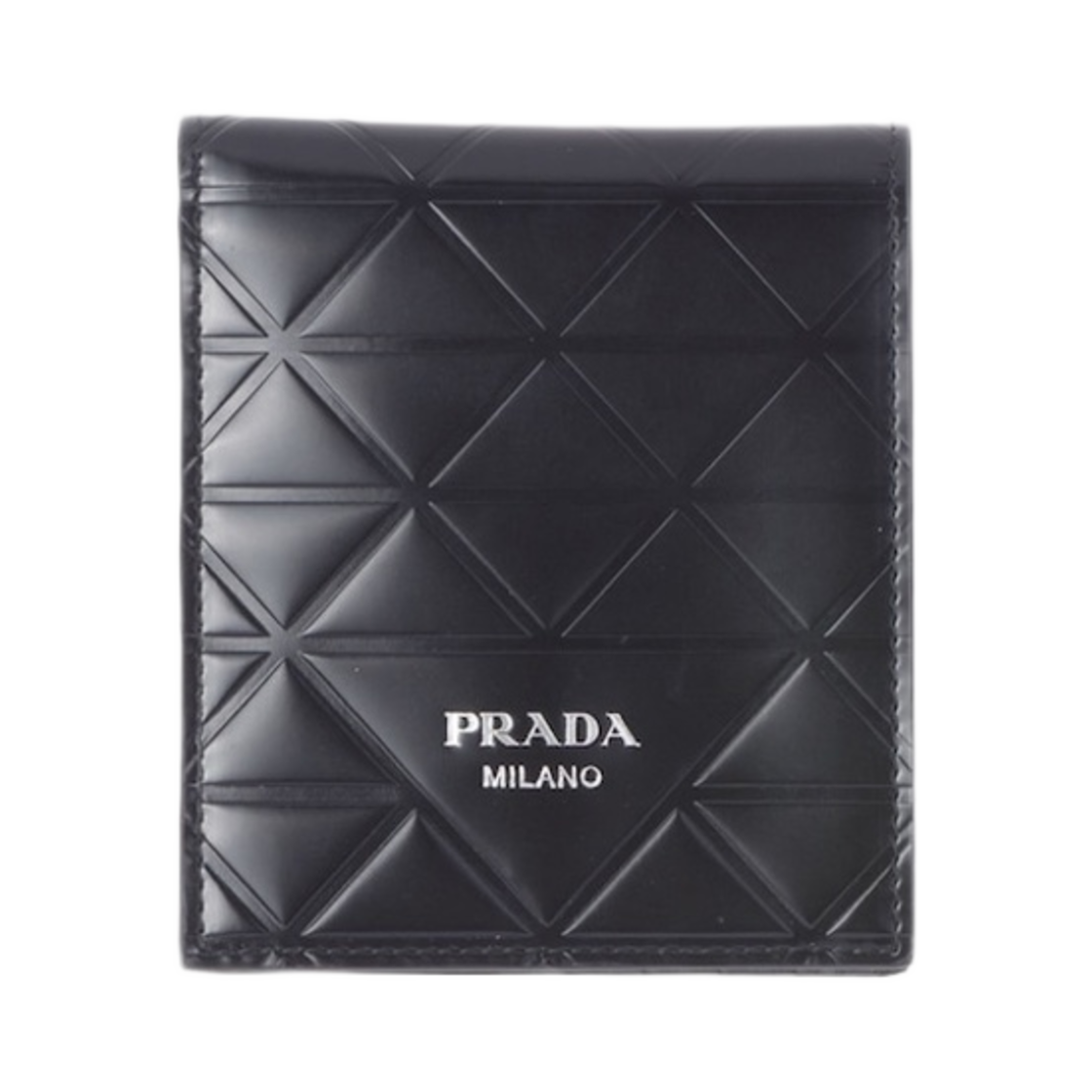 프라다 브러쉬드 레더 월렛 블랙(Prada Brushed Leather Wallet Black) - 1