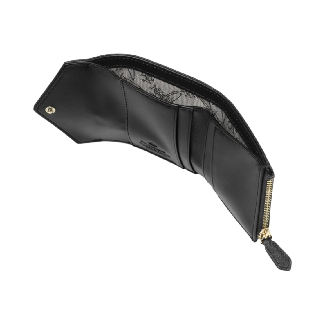 비비안 웨스트우드 포켓 엔벨로프 빌폴드 블랙(Vivienne Westwood Envelope Billfold with Pocket Black) - 4