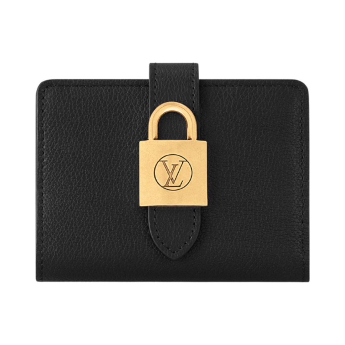 (W) 루이비통 로우 키 컴팩트 월렛 블랙((W) Louis Vuitton Low Key Compact Wallet Black) - 1