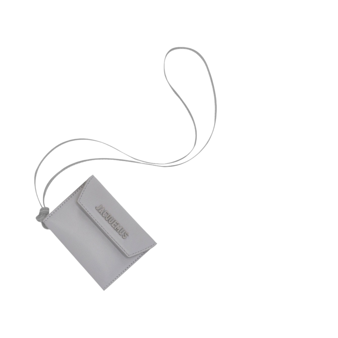 216SL003-3036-910 Jacquemus Le porte Envelope Wallet Light Grey