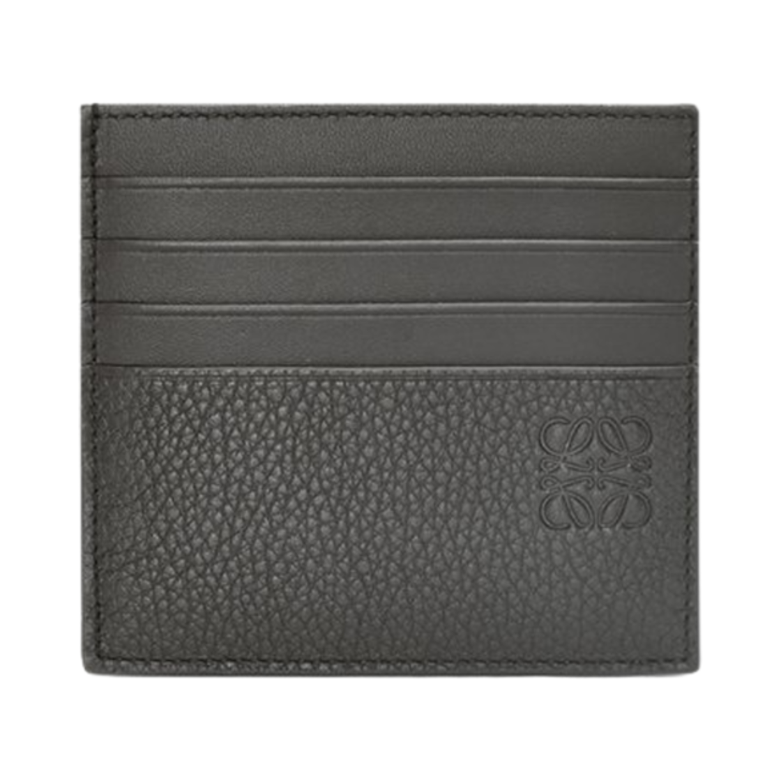 로에베 소프트 그레인드 카프스킨 오픈 카드 홀더 블랙(Loewe Open Card Holder in Soft Grained Calfskin Black)