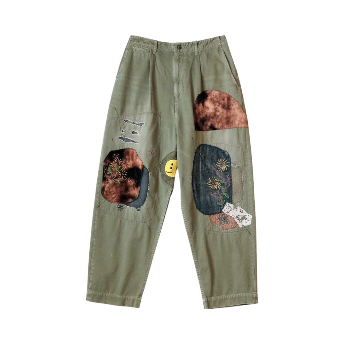 Kapital Kapital Katsuragi High Waist Neem Pants Khaki · 4