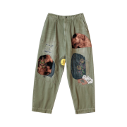 Kapital Katsuragi High Waist Neem Pants Khaki