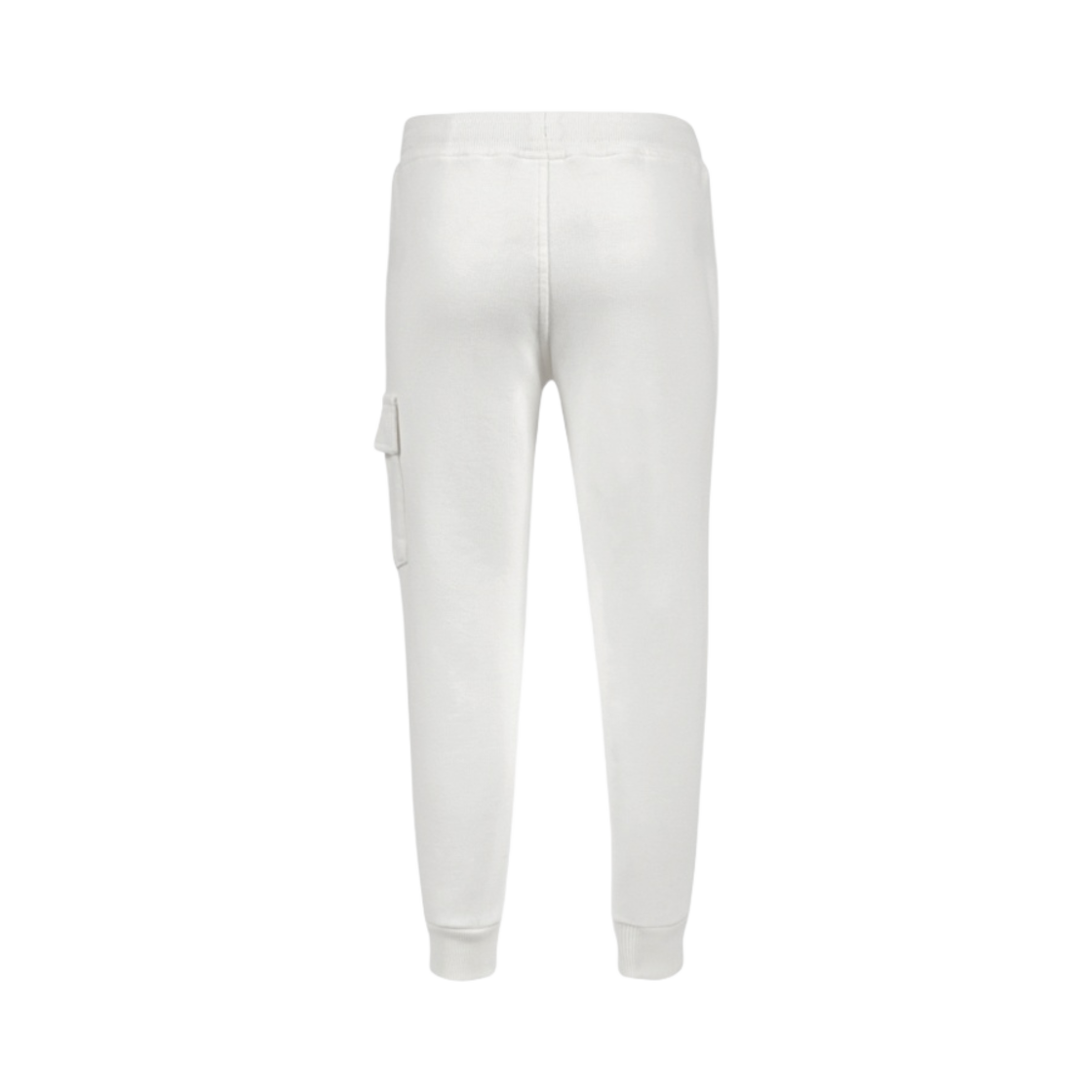 (키즈) C.P. 컴퍼니 U16 베이직 플리스 카고 트랙 팬츠 거즈 화이트 - 23SS((Kids) C.P. Company U16 Basic Fleece Cargo Track Pants Gauze White - 23SS) - 2