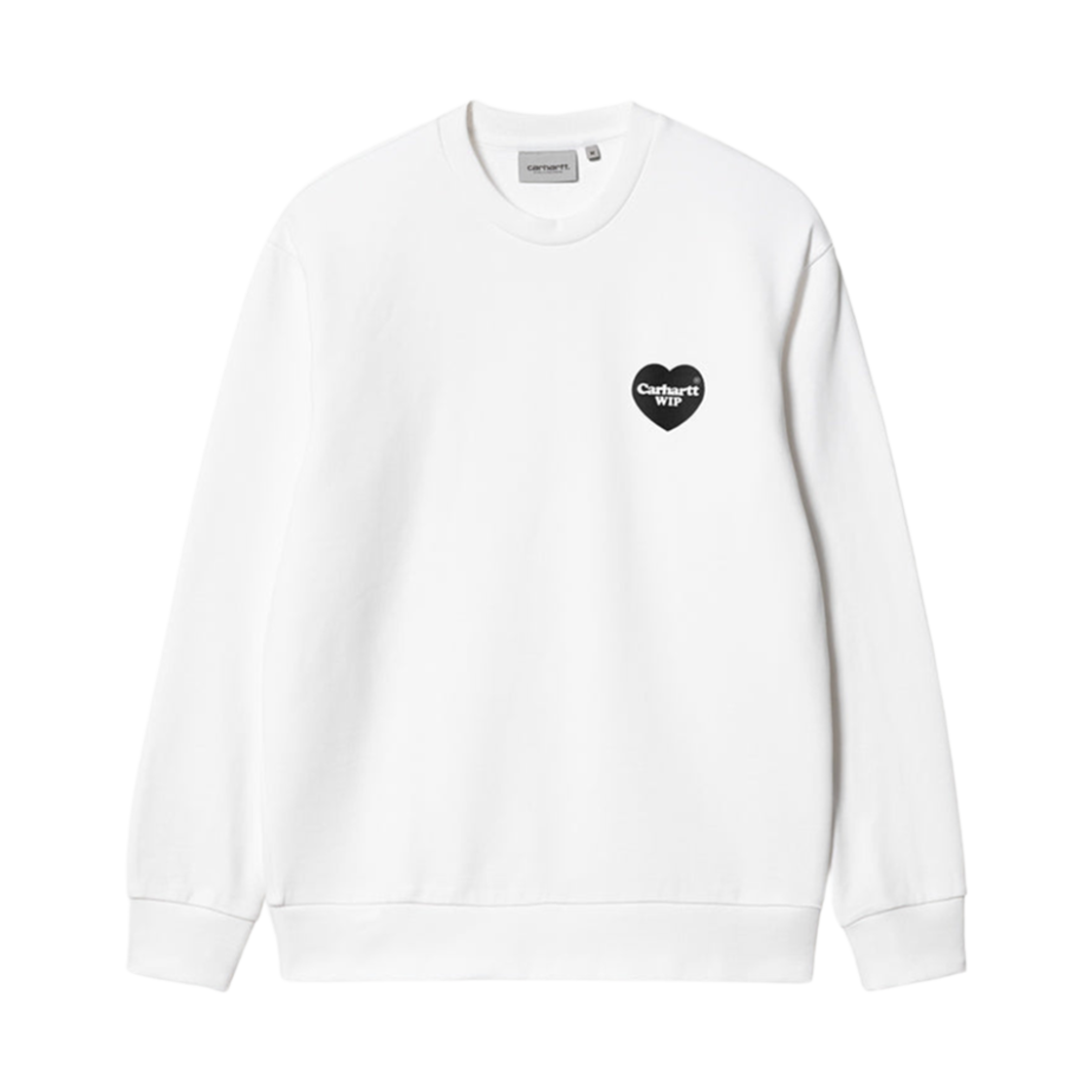 칼하트 WIP 하트 반다나 스웨트셔츠 화이트 블랙(Carhartt WIP Heart Bandana Sweatshirt White Black) - 1