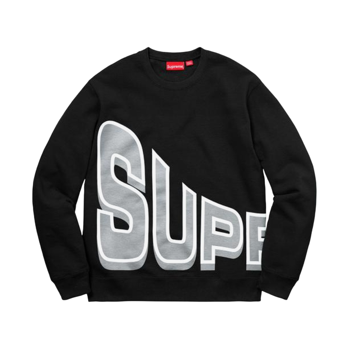 - Supreme Side Arc Crewneck Black - 18SS