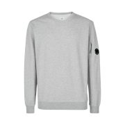 C.P. Company Light Fleece Sweatshirt Grey Melange - 23SS