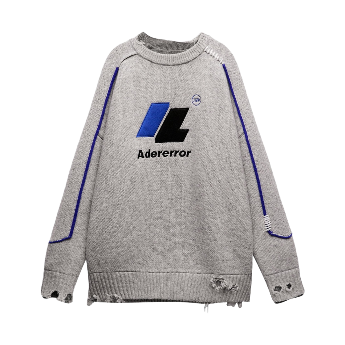 자라 x 아더에러 오버사이즈 스웨터 그레이(Zara x Ader Error Oversize Sweater Grey)
