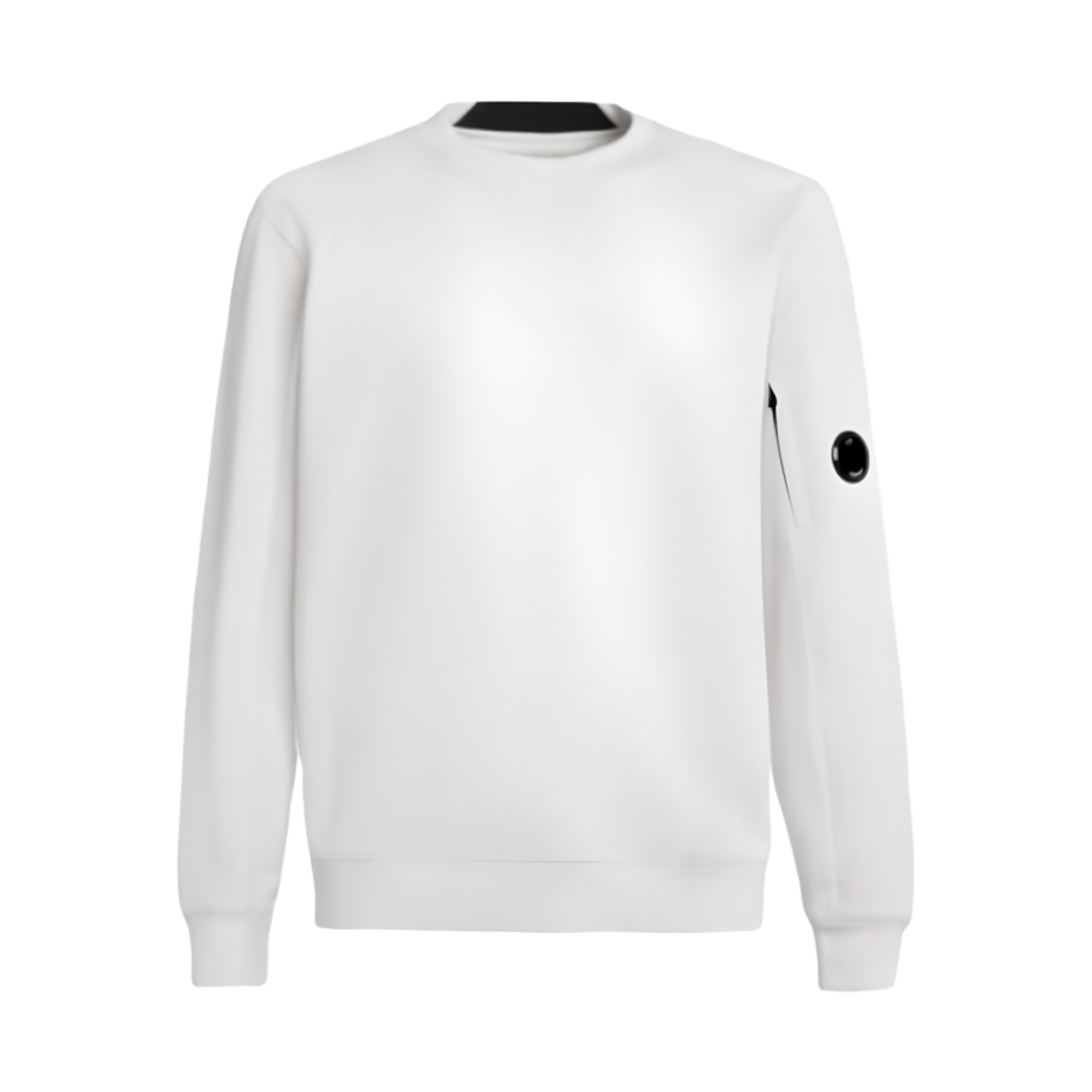 15CMSS022A005086W103 C.P. Company Diagonal Raised Fleece Sweatshirt White - 23FW