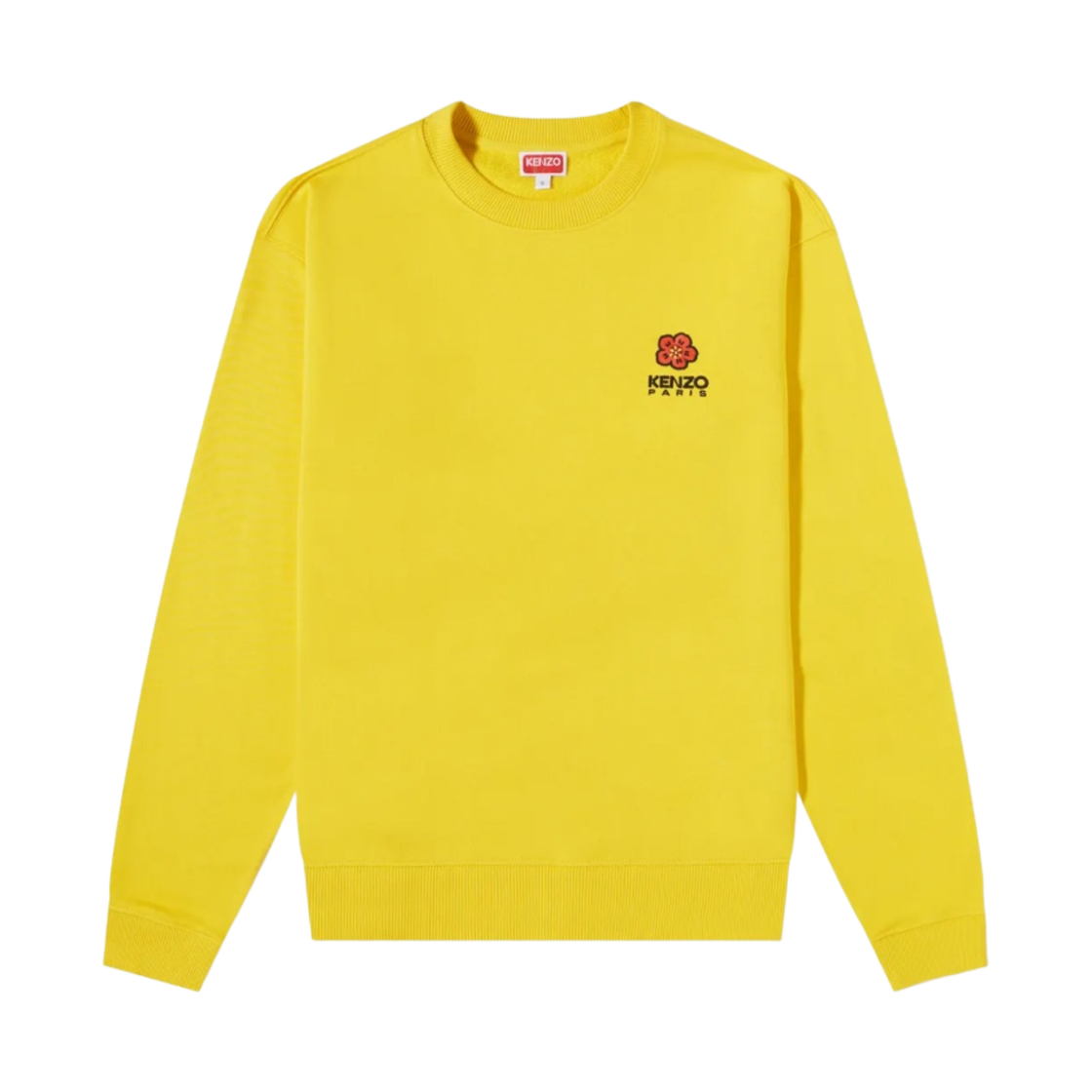 겐조 보케 플라워 크레스트 스웨트셔츠 골든 옐로우(Kenzo Boke Flower Crest Sweatshirt Golden Yellow) - 1