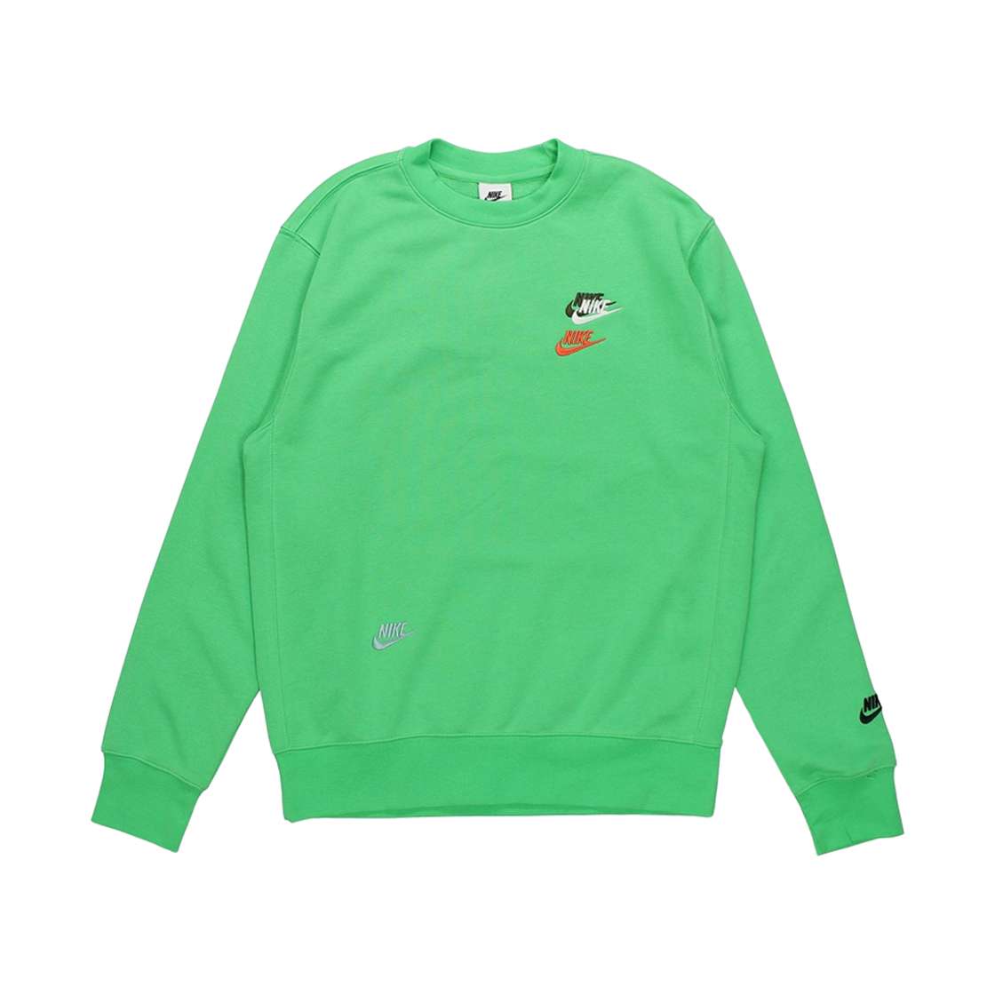 나이키 NSW 에센셜 프렌치 테리 크루넥 라이트 그린 스파크 - 아시아(Nike NSW Essential French Terry Crewneck Light Green Spark - Asia) - 1