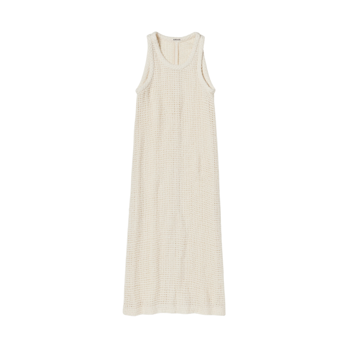 (W) 오라리 홈스펀 썸머 트위드 메쉬 드레스 오프 화이트((W) Auralee Homespun Summer Tweed Mesh Dress Off White) - 1