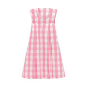 (W) Zara x Barbie The Movie Warner Bros Strapless Dress Pink