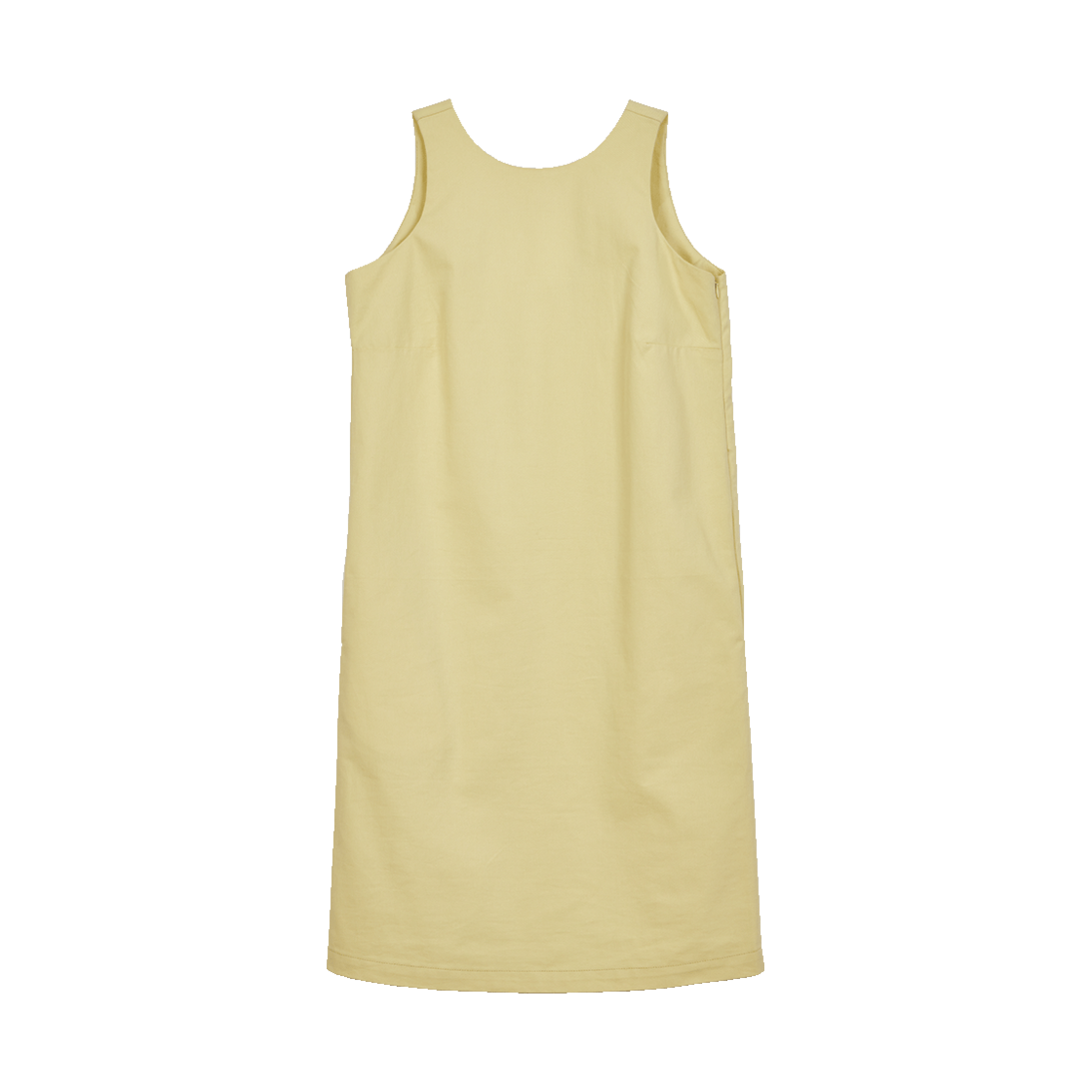 FB2DS1750FYE Fielders Basic Open Back Dress Yellow