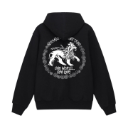 Stussy Ist Lion Hood Black