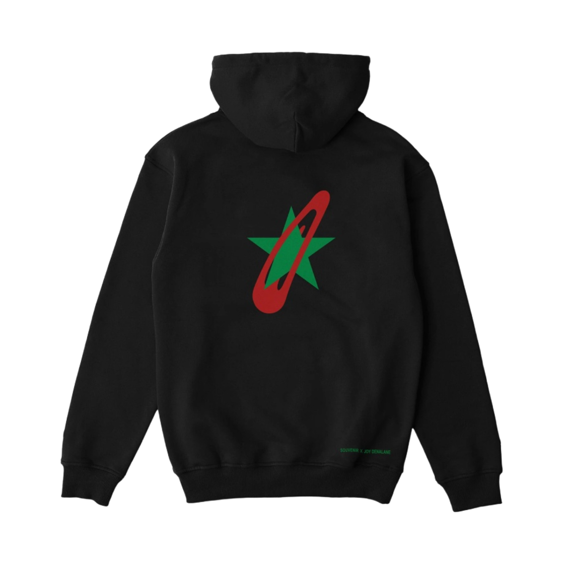 수베니어 오피셜 x 조이 데나레인 후드 블랙(Souvenir Official x Joy Denalane Hoodie Black) - 2