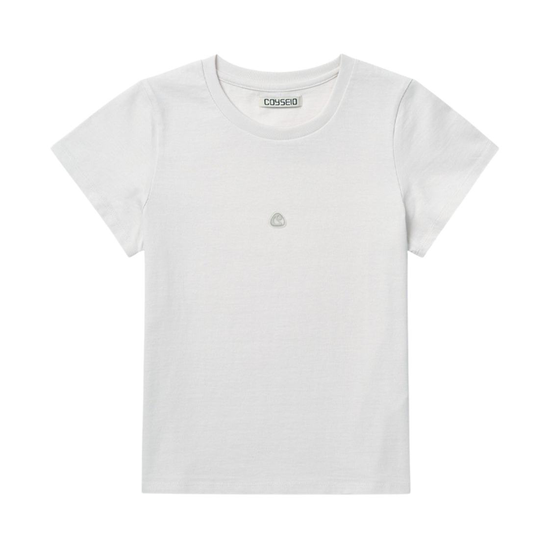 【COYSEIO】 MINI LOGO T-SHIRT WHITE 코이세이오 심볼 로고 티셔츠 차콜 | COYSEIO | KREAM