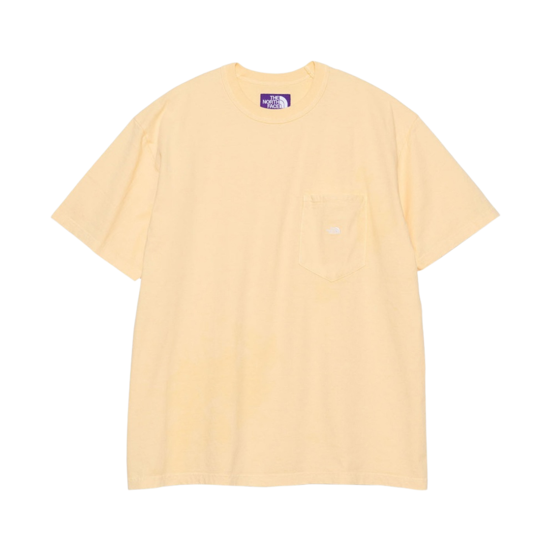 NT3366N The North Face Purple Label 7 oz. Pocket T-Shirt Butter Off White