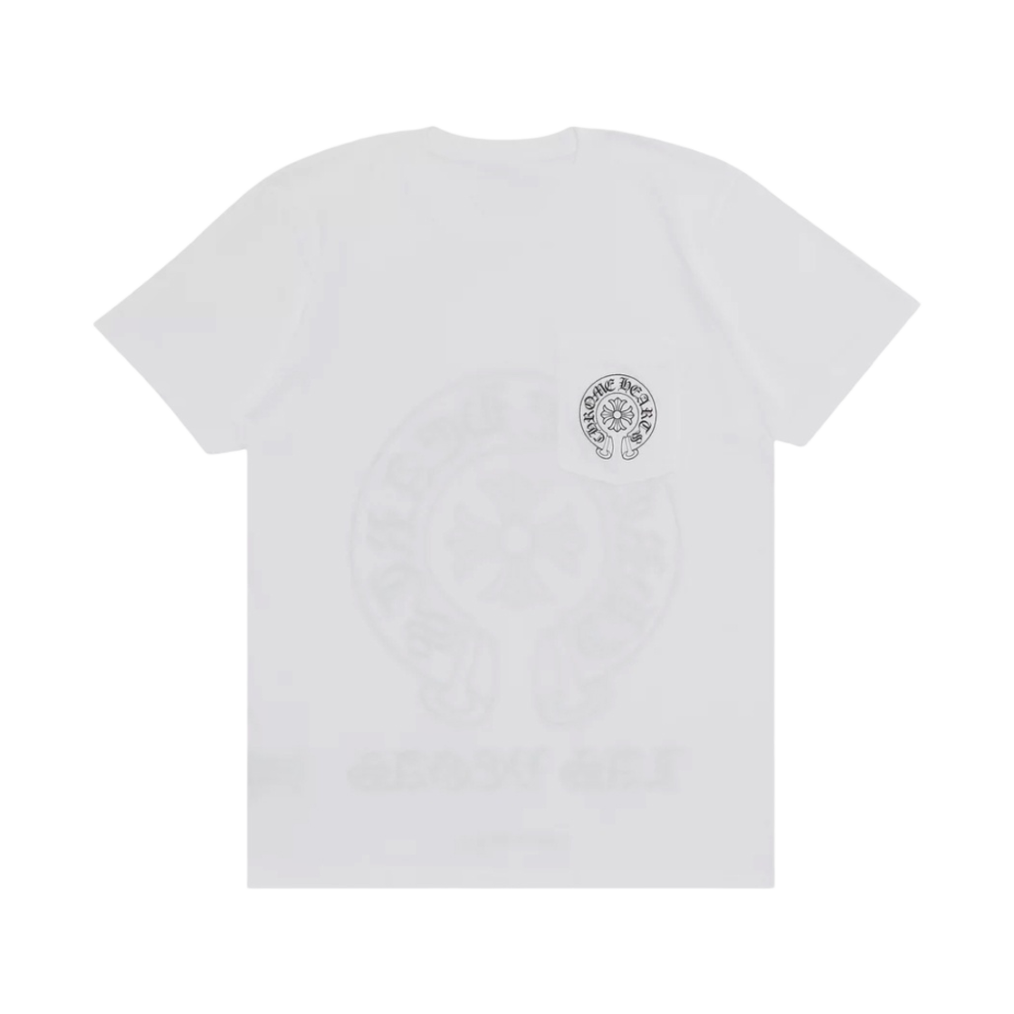 크롬하츠 홀스슈 로고 숏슬리브 티셔츠 화이트 - 라스베이거스 한정(Chrome Hearts Horseshoe Logo Short Sleeve T-Shirt White - Las Vegas Exclusive) - 2