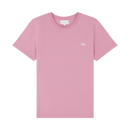 (W) Maison Kitsune Baby Fox Patch Regular T-Shirt Blossom