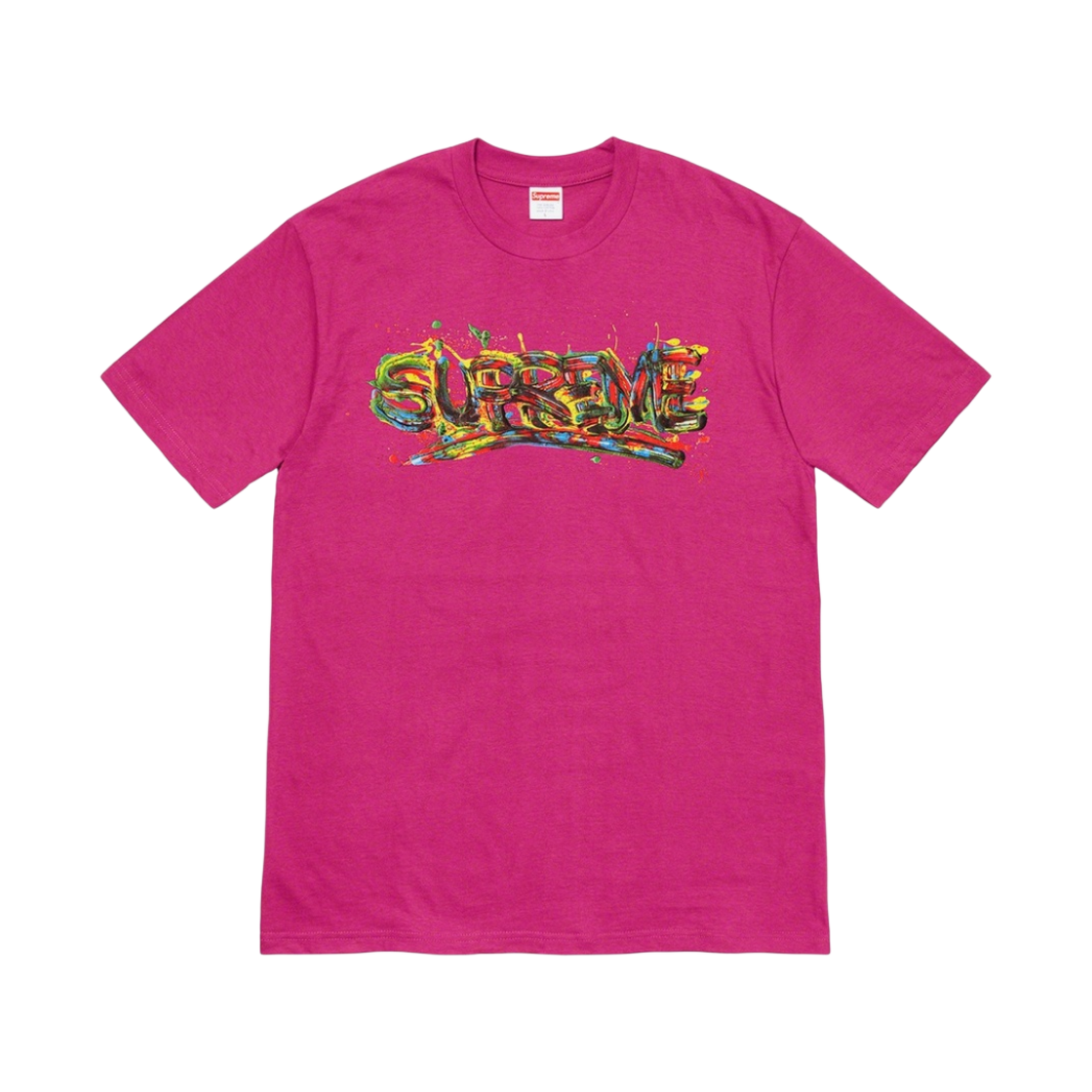 슈프림 페인트 로고 티셔츠 마젠타 - 20SS(Supreme Paint Logo T-Shirt Magenta - 20SS) - 1