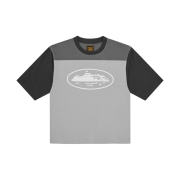Corteiz Alcatraz Heavyweight Varsity Jersey Grey