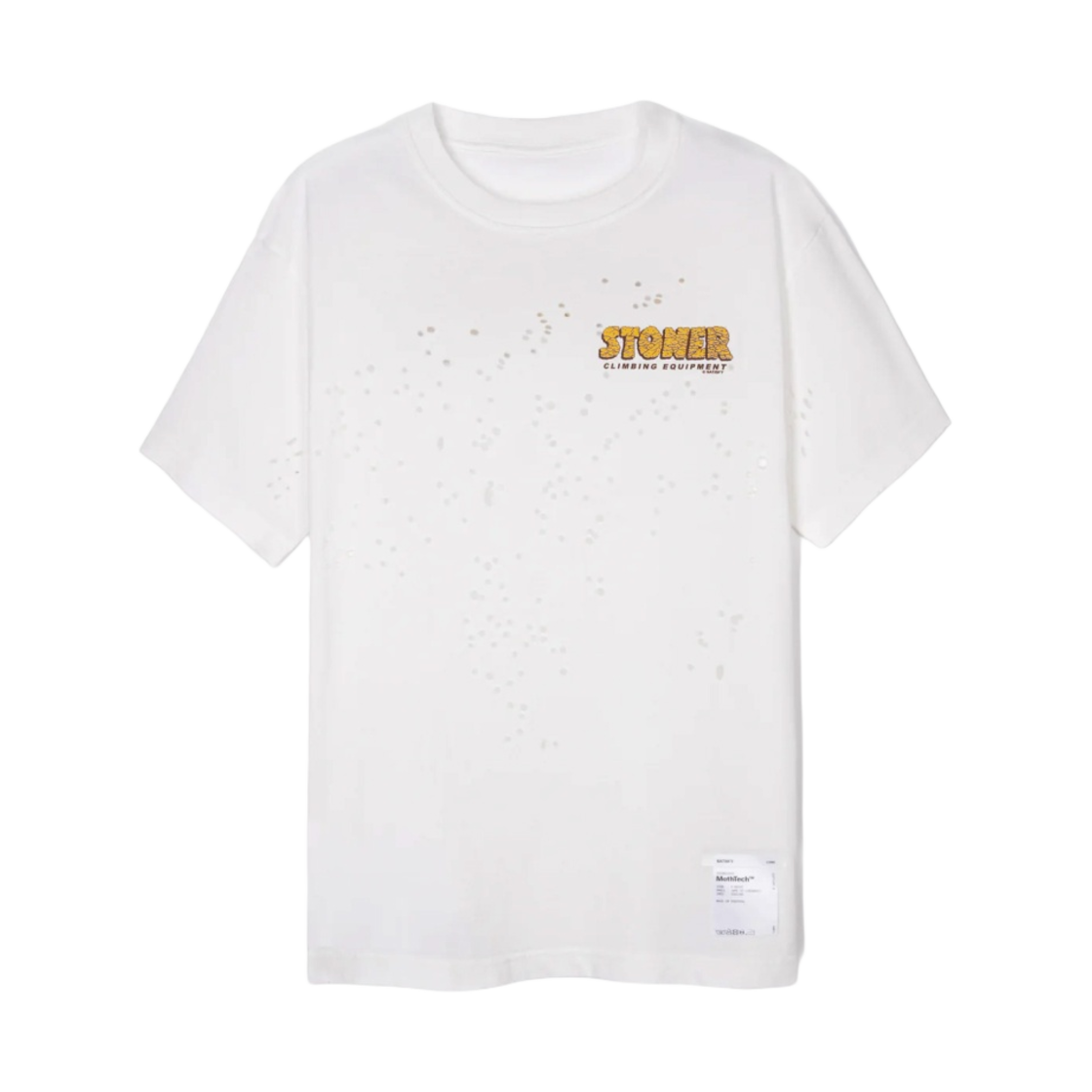 새티스파이 모스테크 티셔츠 오프 화이트(Satisfy Mothtech T-Shirt Off White) - 1