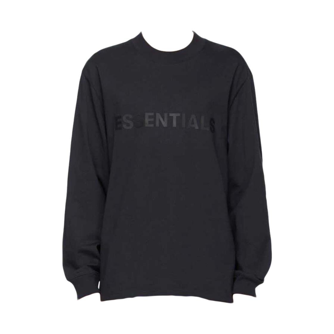 - Essentials Boxy Long Sleeve T-Shirt Navy/Dark Navy - Ssense Exclusive
