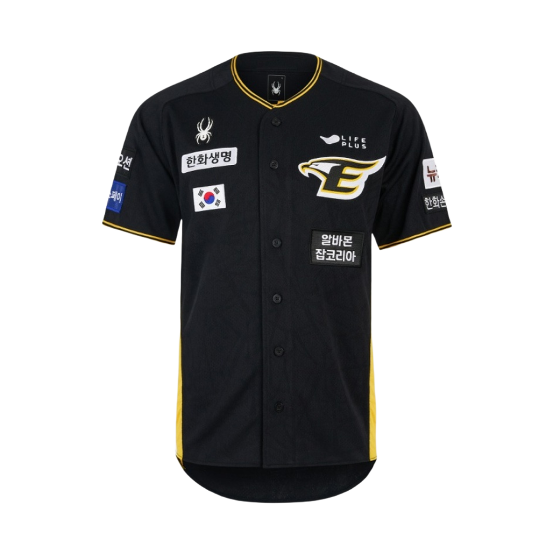 SBJPCNRS535M-BLK Hanwha Eagles Spyder 2024 Black Air Force Authentic Special Uniform Black (Non Marking Ver.)