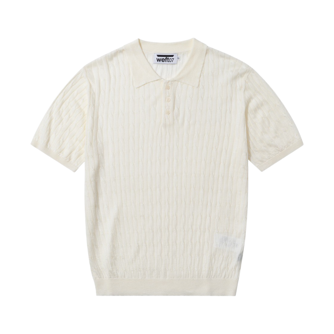 웨프트07 케이블 니트 오프 화이트(Weft07 Cable Knit Off White)
