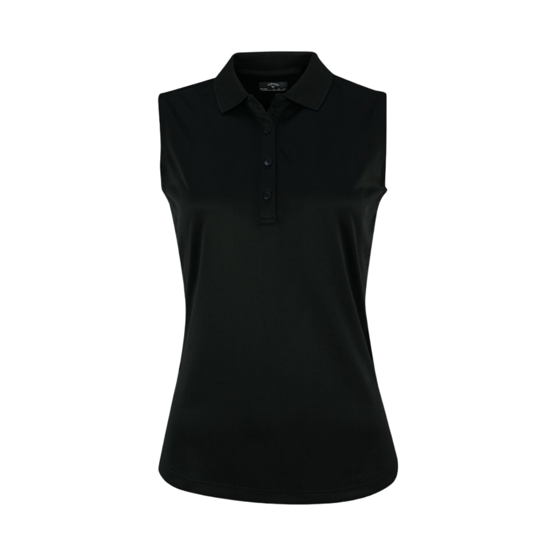 (W) 캘러웨이 슬리브리스 폴로 캐비어((W) Callaway Sleeveless Polo Caviar)