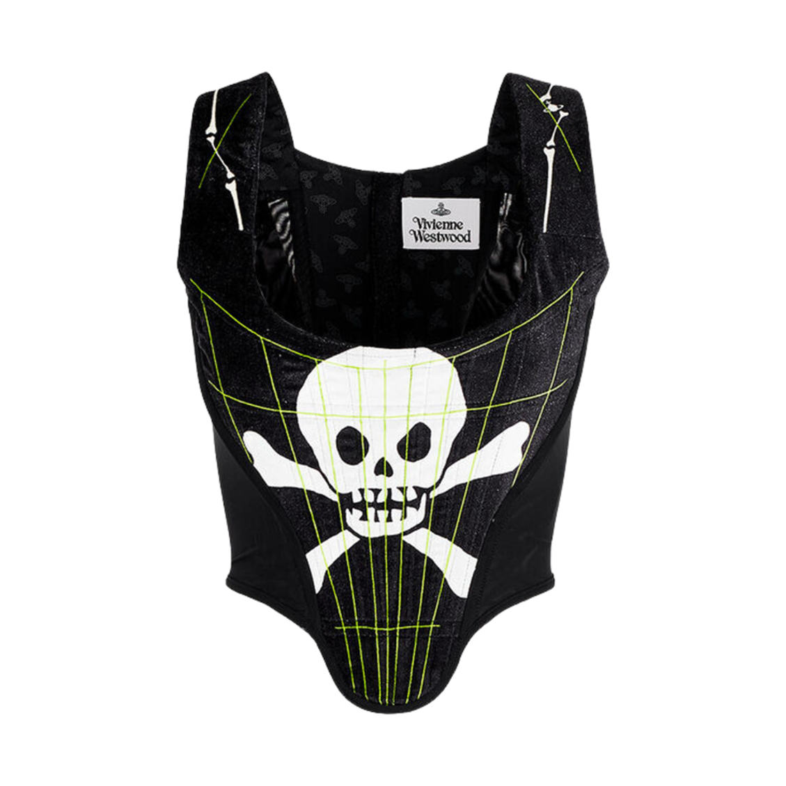 (W) 비비안 웨스트우드 클래식 포트레이트 코르셋 스컬 본즈((W) Vivienne Westwood Classic Portrait Corset Skull Bones) - 1