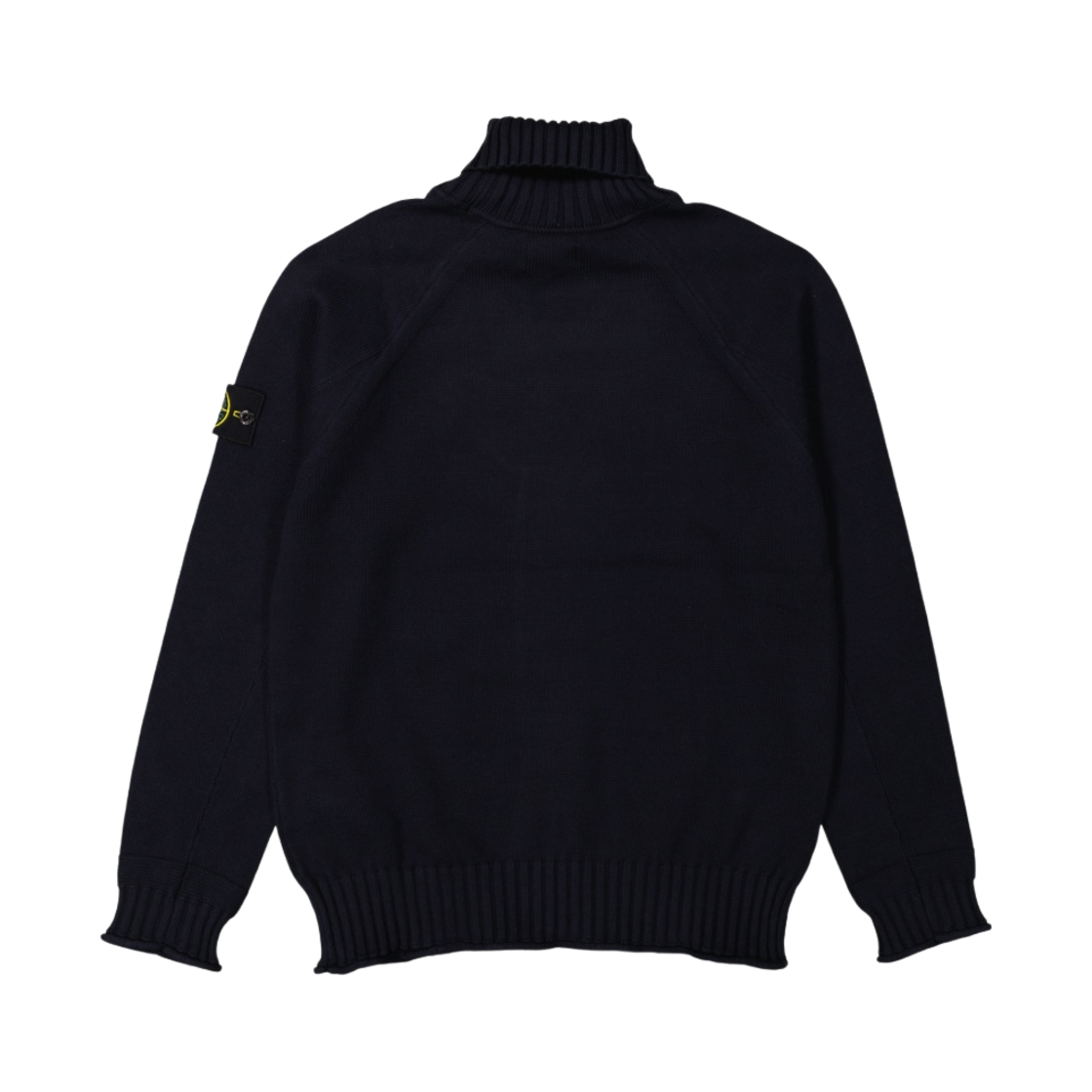스톤 아일랜드 505A2 윈터 코튼 터틀넥 니트 네이비 블루 - 22FW(Stone Island 505A2 Winter Cotton Turtleneck Knit Navy Blue - 22FW) - 2