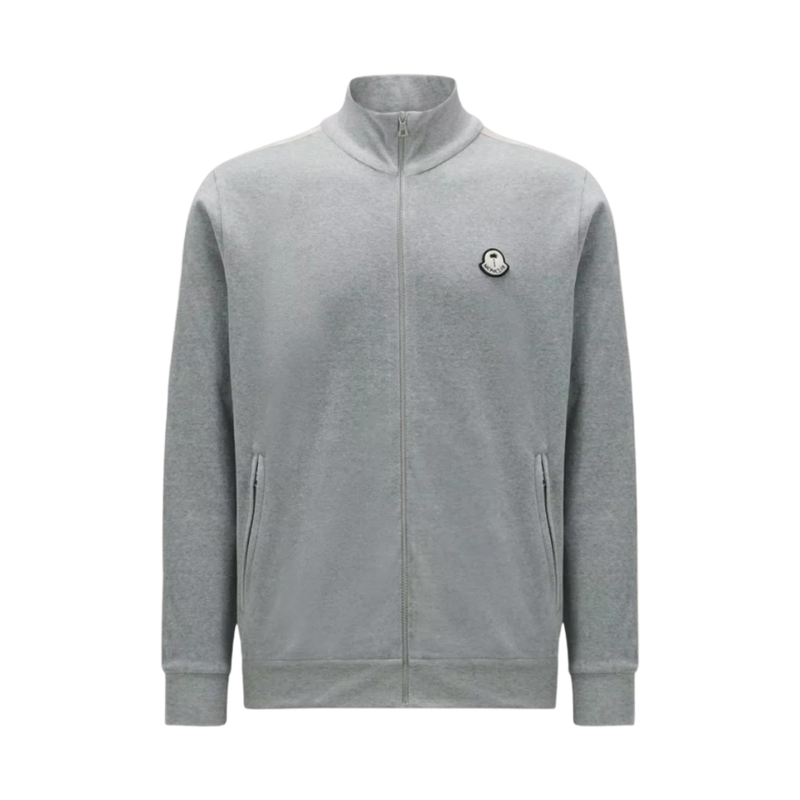 몽클레르 x 팜 엔젤스 셔닐 집업 스웨트셔츠 그레이 - 23FW(Moncler x Palm Angels Chenille Zip-Up Sweatshirt Gray - 23FW)