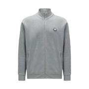 Moncler x Palm Angels Chenille Zip-Up Sweatshirt Gray - 23FW