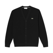 Lacoste V-Neck Cardigan Black