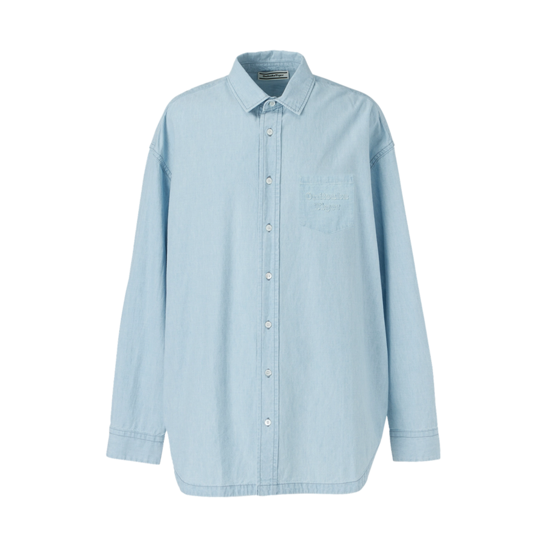 2183B438-400 Onitsuka Tiger Oversized Denim Shirt Light Blue
