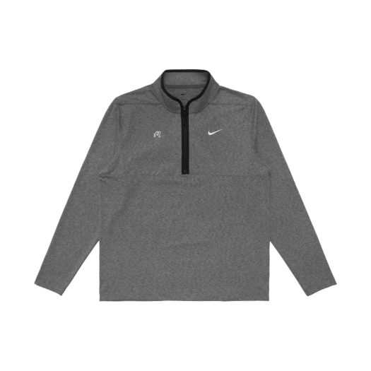Malbon Golf x Nike Dri-Fit Victory Heather Half Zip Top Active Photon Dust Black