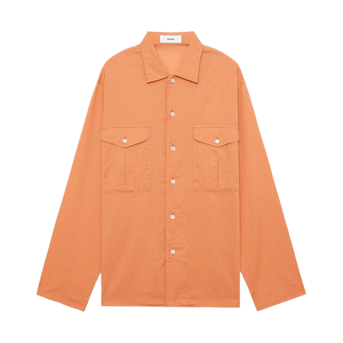 KM4BSHLMK10OG Marka Officer Shirt Orange